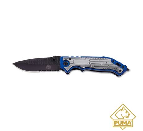 PUMA TEC Blue Knife With Glass Breaker