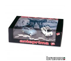 1/43 BRUMM ANTEPRIMA FIAT NUOVA 500 +FIAT NUOVA 500