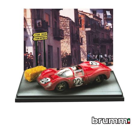 1/43 BRUMM FERRARI 330P4 1967 TARGA FLORIO VACCAREL