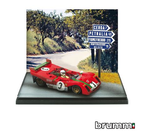 1/43 BRUMM FERRARI 312PB 1972 TARGA FLORIO