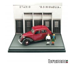 1/43 BRUMM FIAT 1100 NUOVA BALILLA + 2 FIGURE