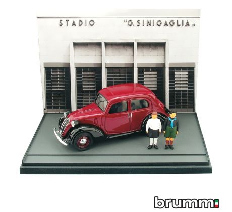 1/43 BRUMM FIAT 1100 NUOVA BALILLA + 2 FIGURE