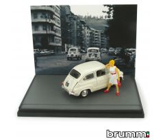 1/43 BRUMM FIAT 600D 50° ANN.LEGGE MERLIN 1958-2008