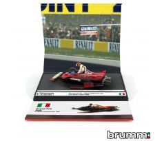 1/43 BRUMM FERRARI 312 T5 G.P.ITALIA '80 VILLENEUVE