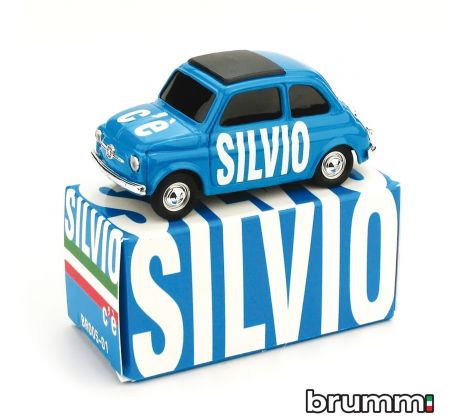 1/43 BRUMM FIAT 500 BRUMS SILVIO 2008