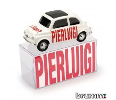 1/43 BRUMM FIAT 500 BRUMS PIERLUIGI E DOPO?