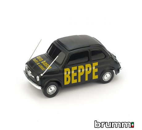 1/43 BRUMM FIAT 500 BRUMS BEPPE ORA BASTA