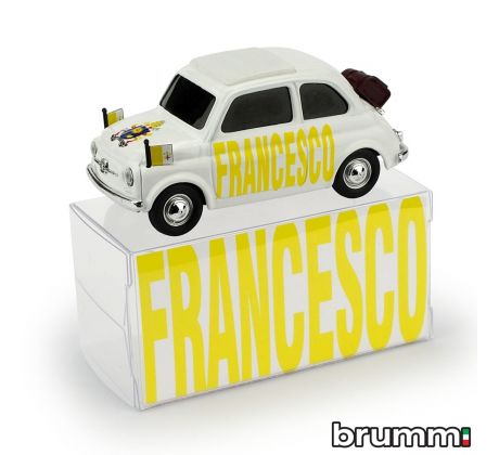 1/43 BRUMM FIAT 500 BRUMS HABEMUS PAPAM FRANCESCO