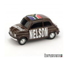 1/43 BRUMM FIAT 500 BRUMS NELSON INVICTUS!