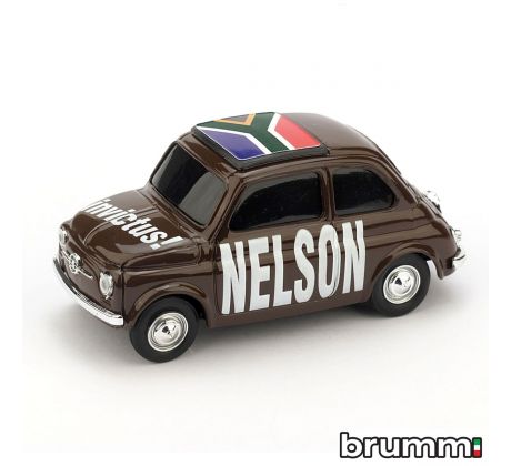 1/43 BRUMM FIAT 500 BRUMS NELSON INVICTUS!