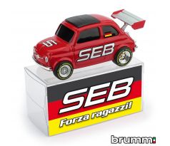 1/43 BRUMM FIAT 500 BRUMS SEB FORZA RAGAZZI