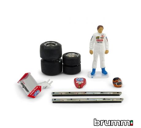 1/43 BRUMM GILLE VILLENEUVE 1982 + ACCESSORI