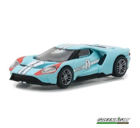 1/64 GREENLIGHT 2017 FORD GT 1966 #1 MKII TRIBUTE FORD GT HERITAGE