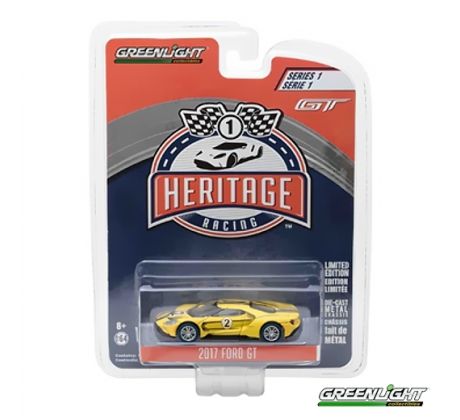 1/64 GREENLIGHT 2017 FORD GT 1967 #2 MKIV TRIBUTE FORD GT HERITAGE
