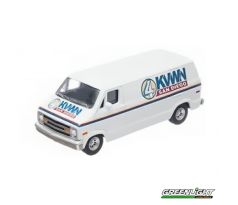 1/64 GREENLIGHT CHANNEL 4 KVWN SAN DIEGO DODGE VAN PACK