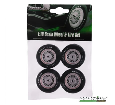 1/18 GREENLIGHT FORD MUSTANG II KING COBRA WHEEL AND TYRE SET