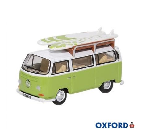 1/76 OXFORD VW T2 Bay Window Camper with Surfboards
