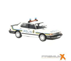 1/43 Premium X Saab 900i Stockholm Polis 1987