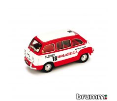 1/43 BRUMM FIAT 600D MULTIPLA 1960 AMARO 18 ISOLABE