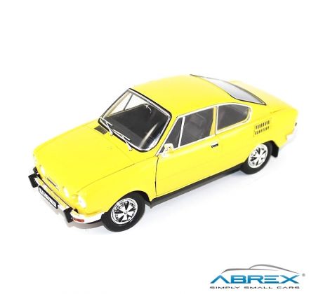 1/18 ABREX Škoda 110R Coupe (1980) Solar Yellow