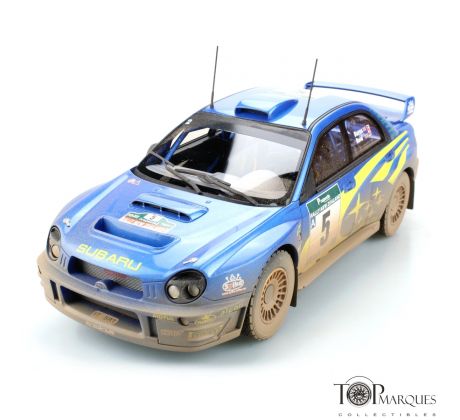 1/18 TOP MARQUES Subaru Impreza S7 555 WRT New Zealand winner dirty