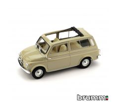 1/43 BRUMM FIAT 500 GIARDINIERA 1960 APERTA BEIGE