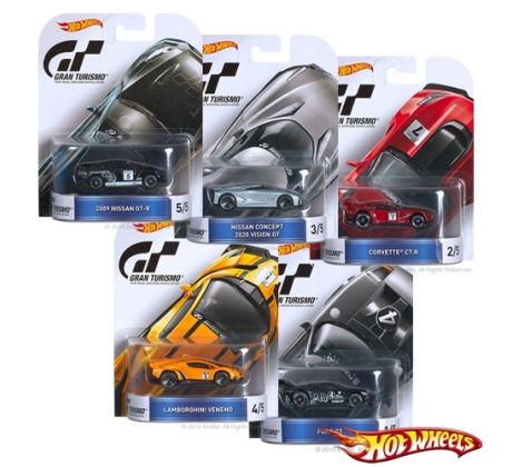 1/64 HOTWHEELS "GRAN TURISMO 2016"