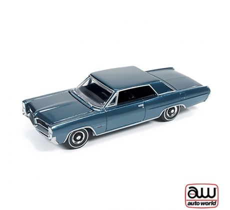 1/64 AUTO WORLD PONTIAC GRAND PRIX AQUA 1964