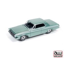 1/64 AUTO WORLD 1963 DODGE POLARA LIGHT GREEN