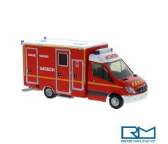 1/87 REITZE Wietmarscher Ambulanzf. -RTW Sapeurs Pompiers (Fire fighter)