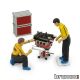 1/43 BRUMM SET AUTOMECHANIKOV