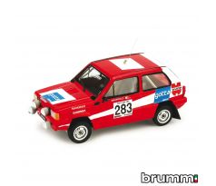 1/43 BRUMM FIAT PANDA 45 GR.2 RALLY DEI VINI 1981