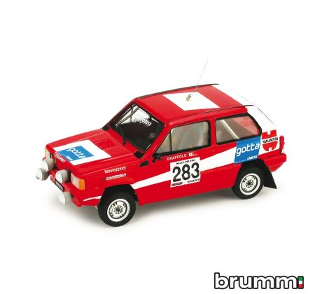 1/43 BRUMM FIAT PANDA 45 GR.2 RALLY DEI VINI 1981