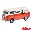 1/18 VOLKSWAGEN T1 KASTEN - FERRARI - 1959 Red/White