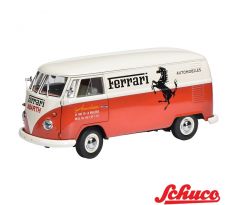 1/18 VOLKSWAGEN T1 KASTEN - FERRARI - 1959 Red/White