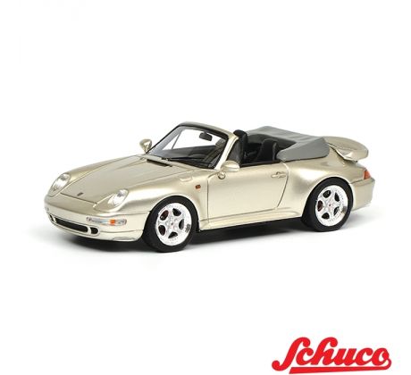 1/43 PORSCHE 911 (993) Turbo Cabriolet 1993 šedá metalíza