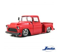 1/24 1955 Chevrolet Step Side Pick-Up, červená