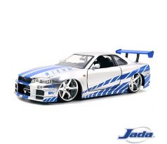 1/24 2002 Nissan Skyline GTR R34, Fast and Furious