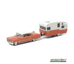 1/64 1955 Cadillac Fleetwood Series 60 Special and Shasta 15' Airflyte