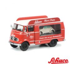 1/43 Mercedes-Benz L319 promotion car "Schuco Micro Racer" with Piccolo VW Käfer