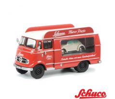 1/43 Mercedes-Benz L319 promotion car "Schuco Micro Racer" with Piccolo VW Käfer