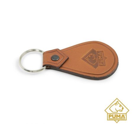 PUMA keychain made of leather