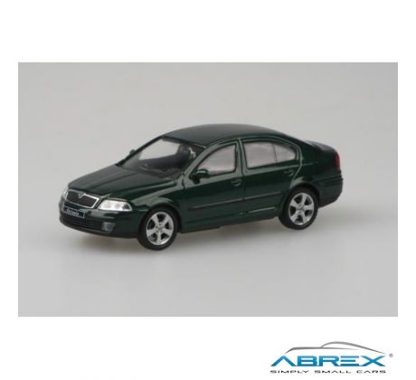 ABREX Škoda Octavia II (2004) 1:43 - Zelená Natur Metalíza