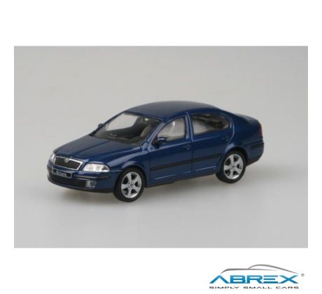 ABREX Škoda Octavia II (2004) 1:43 - Modrá Hlubinná Metalíza