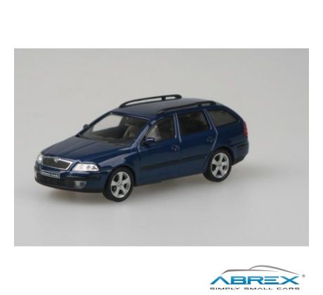 ABREX Škoda Octavia II Combi (2004) 1:43 - Modrá Hlubinná Metalíza