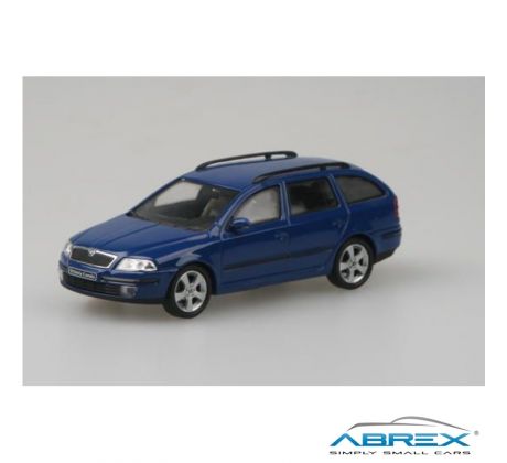 ABREX Škoda Octavia II Combi (2004) 1:43 - Modrá Dynamic Uni