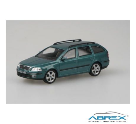 ABREX Škoda Octavia II Combi (2004) 1:43 - Zelená Island Metalíza