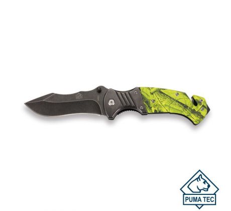 PUMA TEC one-hand rescue knife, camo