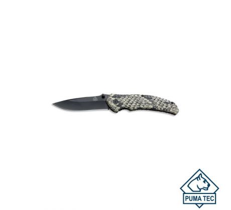 PUMA TEC one-hand knife Snakeskin design
