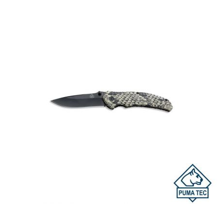 PUMA TEC one-hand knife Snakeskin design